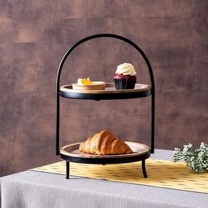 Elegant Cake Stand for Cake <b>Cutting</b> Decorative Dessert Pastry Display Stand for Birthday Wedding Party Decor - Product Image 6