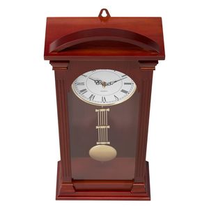 Orologio da Parete Vintage in Legno di Pino e MDF con Movimento al Quarzo Classico e Design Silenzioso, 26,7 Pollici, Orologio a Pendolo - Product Image 1