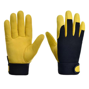 Gants de soudage en cuir de chèvre pleine fleur, antidérapants, durables, flexibles, personnalisables, texture lisse, épaisseur 11 oz, 10 pouces - Product Image 6