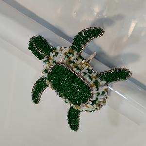 Anneau de serviette perlé vert fait main pour une décoration élégante de table de fête et de mariage, idéal pour l'hôtellerie et la conception d'événements - Product Image 4