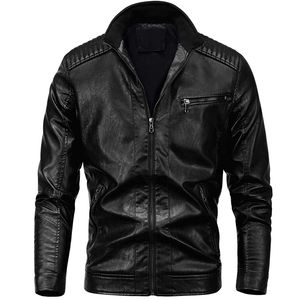Veste en cuir pour homme à manches longues de haute qualité avec fermeture éclair, vêtement décontracté, best-seller, veste en cuir légère pour homme - Product Image 1