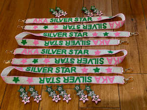 CRYSTAL CRAFT Vintage Eco-friendly Beaded Silver Star <b>Strap</b> Fashion Colorful Embroidered <b>Adjustable</b> Hook Bag Accessory - Product Image 1