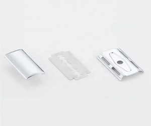 มีดโกนหนวดแบบมีด้ามยาวสำหรับผู้ชายมีดโกนแบบมีขอบสองด้านปลอดภัยใบมีดทองเหลืองคุณภาพสูงใช้ซ้ำได้ - Product Image 4