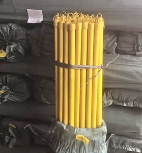 Escoba de Madera de Eucalipto Portátil de Alta Calidad, 120 cm, Ecológica, Impermeable, con Revestimiento de PVC Colorido, 2 en 1, Ergonómica para el Hogar - Product Image 1