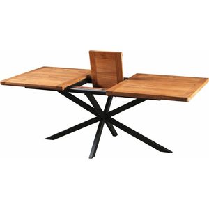 Mesa de Comedor Moderna de Madera, Extensible, Rectangular, Mesa de Madera Sólida para Hogar, Restaurante, Hotel - Product Image 3