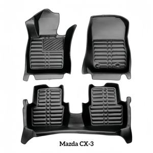 Alfombrillas de EVA para <span class=keywords><strong>Mazda</strong></span> <span class=keywords><strong>CX</strong></span>-<span class=keywords><strong>5</strong></span> (2017-2023) de BORNSLLER, 5D, para todo tipo de clima, ajuste personalizado, 100% impermeables, antideslizantes, fáciles de limpiar, cobertura total - Product Image 1