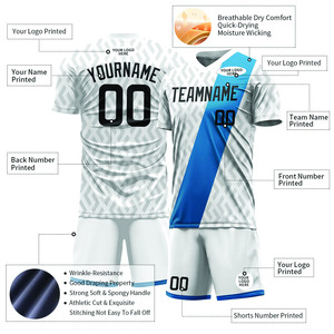 Camiseta de Fútbol Personalizada para Hombre, Mujer, Niño, Uniforme de Equipo con Nombre y Número del Equipo, Camiseta de Fútbol Sublimada Personalizada - Product Image 3