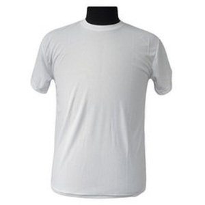 Smooth Fabric O Neck Cotton T <b>Shirt</b> High Quality <b>White</b> <b>Plain</b> Short Sleeve Styling - Product Image 1