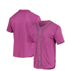 Conjunto de Uniforme de Béisbol para Hombre, Pantalones Gris Azul Claro, Manga Corta, Cierre de Botones, Prenda Transpirable de Poliéster - Product Image 4