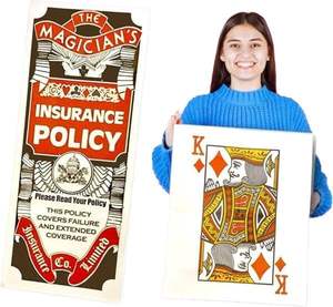 Tour de magie : Prédiction de 3 cartes par le magicien, avec dispositif pliable pour la magie mentale, pour close-up et scène - Product Image 5