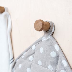 Gant de cuisine matelassé en coton avec poignée en liège, résistant à la chaleur, pour la cuisson et la manipulation des casseroles - Product Image 2