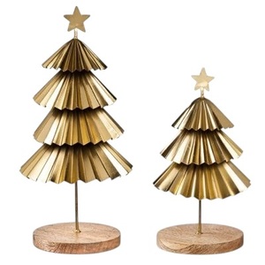 Adornos Navideños de Hierro con Forma de Unicornio, Acabado Dorado, Estilo Moderno, Tamaño Personalizado, Decoración Artesanal Duradera para las Fiestas - Product Image 4