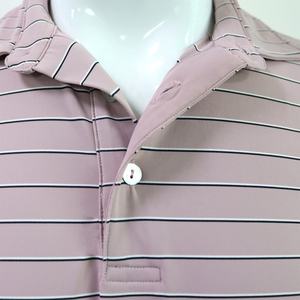 Camisetas Polo de Manga Corta de Secado Rápido Personalizadas OEM, de Alta Calidad, al por Mayor, con Rayas de Alto Rendimiento, Elásticas en 4 Direcciones, para Golf y Tenis - Product Image 6