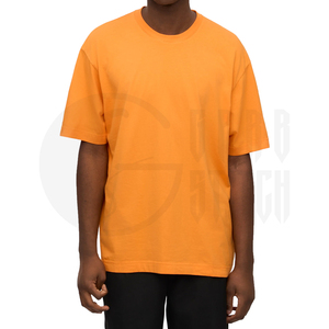 Camiseta de Algodón Grueso Personalizada para Hombre, Estilo Urbano, Hombros Caídos, Corte Holgado Informal, OEM ODM - Product Image 2