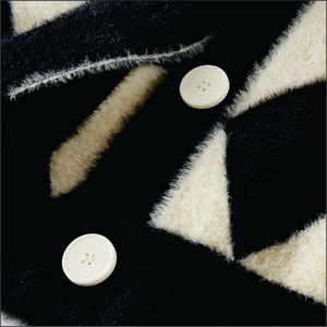 Tiki Taka Sports Unisex Solid <b>Cardigan</b> Sweaters V-neck Wool/Nylon Coarse Wool Button Anti-Wrinkle Winter Heavyweight Thermal - Product Image 4