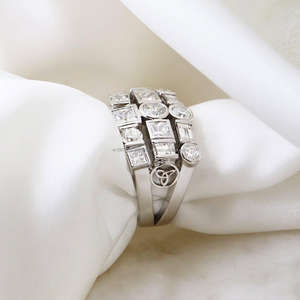 IGI/GIA Lab Grown Cut Diamond Vintage 14K Oro amarillo Unisex Boda/Aniversario/Anillo de fiesta para compromiso - Product Image 2