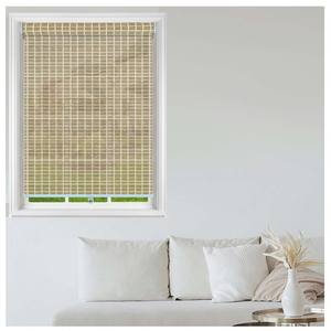 Persiana Enrollable de Bambú Decorativa, Inalámbrica, Integrada, Lisa, Natural, Horizontal, con Filtro de Luz, para Interiores Ecológicos - Product Image 2