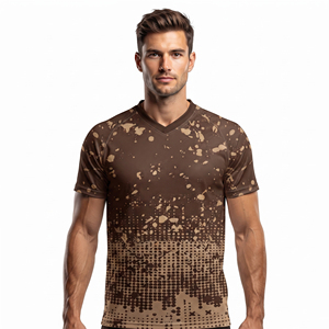 Maillot de volley-ball pour hommes, maillot de volley-ball personnalisé pour équipe, impression par sublimation numérique, maillots de football à col en V pour hommes - Product Image 1