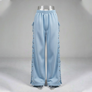 Women's <b>Oversized</b> Fleece <b>Sweatpants</b> Relaxed Fit Comfortable Warm Jogger Pants for Daily Wear Travel Workout and Lounge - Product Image 6
