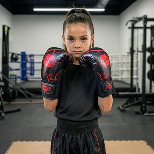 ถุงมือชกมวยหนัง PU คุณภาพพรีเมียม Farabi สำหรับเด็ก MMA มวยไทย ฝึกซ้อม พร้อมสายรัดแบบ Hook and Loop ขายส่ง - Product Image 2