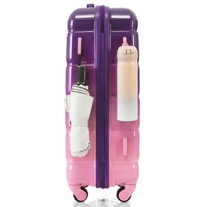 Set di Valigie da 20 Pollici con Porta USB, 3 Pezzi in ABS+PC, Guscio Rigido con Ruote Girevoli, Certificato per Compagnie Aeree, Collezione Pur - Product Image 6