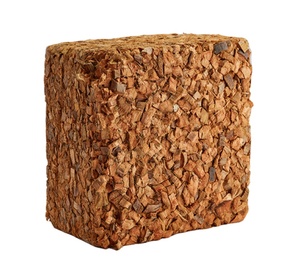 Moisture Retaining 4.5kg Compressed Husk Chips Blocks for Potting Mix & <b>Soil</b> Conditioning in Home Gardening & Greenhouse Farming - Product Image 1