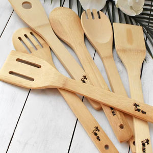 Juego de Utensilios de Cocina Decorativos de Latón Ecológico Clásico al por Mayor, Diseño Industrial Art Deco, Cucharas para Cocinar - Product Image 1