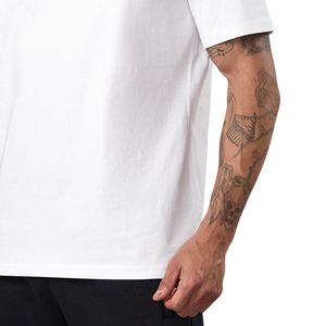 Mens <b>White</b> Everyday Jersey T Shirt Short Sleeve Lightweight Breathable Athletic Training Running Fitness Gym Sportswear <b>Tee</b> - Product Image 5