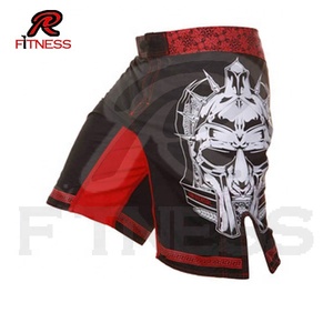 Pantalones Cortos de Boxeo MMA Unisex de Algodón y Poliéster, Sublimados Personalizados con Logotipo, Ropa Deportiva - Product Image 2