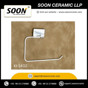 SOON - Juego de Accesorios de Baño de Acero Inoxidable con Acabado Cromado Kiwi, Resistente al Óxido, para Montar en la Pared, 60 cm, Toallero, Jabonera - Product Image 4