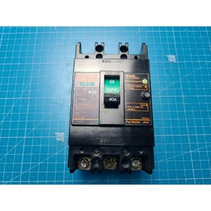 Disjoncteur différentiel Fuji EG53B 40A d'occasion – Pièces d'équipement semi-conducteur d'époque, origine Japon - Product Image 3