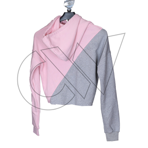 Blusa Casual de Mujer con Rayas Blancas, Negras y Rojas, Manga Larga, Bloques de Color, Ajuste Ceñido, Manga con Volantes, Ecológica, Venta al por Mayor de Fábrica - Product Image 3