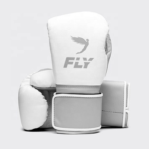 Gants de boxe FLY, nouveau modèle, en cuir de vachette véritable, pour sparring, OEM, professionnels, à lacets, pour kickboxing, Muay Thai, MMA - Product Image 1