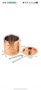 Double Wall Stainless Steel <b>Ice</b> <b>Bucket</b> <b>With</b> <b>Lid</b> And Tongs Insulated Wine Champagne Cooler Metal <b>Ice</b> Cube Container For Bar Party - Product Image 3
