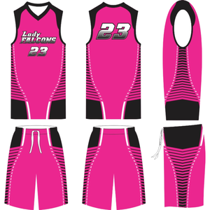 Custom Winter Plaid Player Name Full Sublimation Women Basketball Uniform <b>Set</b> Breathable Mesh Quick Dry Jersey and Shorts - Product Image 5