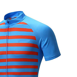 Uniforme de Ciclismo Deportivo para Exteriores con Diseño de Rayas en el Cuello Alto, Diseño Único, Ajuste Ceñido, Ropa de Ciclismo de Compresión, Conjunto de 2 Piezas - Product Image 3