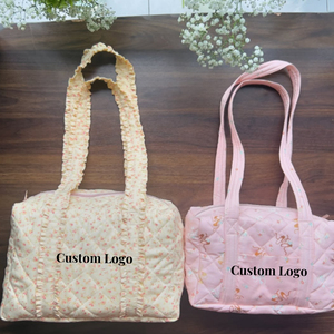 <b>Large</b> Capacity Cotton Tote <b>Bag</b> Private Label Best Unique Quilted Tote <b>Bag</b> Wholesale Travel Size Custom Logo Duffel <b>Large</b> <b>Bag</b> - Product Image 4