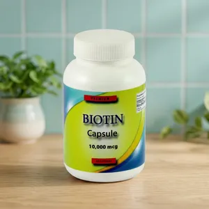Capsules de biotine pour adultes certifiées ISO, dosage en poudre 10000 mcg, vitamines pour améliorer l'immunité, qualité alimentaire, non destiné aux enfants ni aux nouveau-nés - Product Image 3