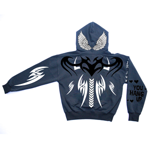 Hoodie tendance avec impression sérigraphique en strass pour homme, coupe ample, tissu 100% coton, style streetwear décontracté, unisexe - Product Image 3