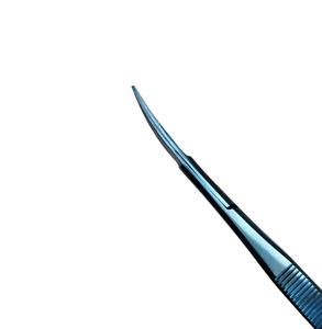 Tijeras para Cutículas de Precisión, Tijeras Curvas Extra Finas para Cejas, Profesionales, Ultra Afiladas, Punta Puntiaguda, Acero Inoxidable, 4.5 Pulgadas, CE - Product Image 6