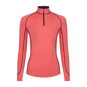 Custom Made Horse Riding Base Layers Lightweight Breathable Outdoor <b>Equestrian</b> Horse Riding Women Long Sleeves Base Layers Shirt - Product Image 1