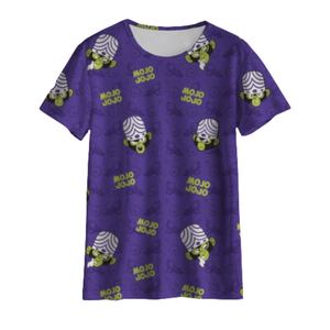 Camiseta de Manga Corta para Hombre Mojo Jojo, Corte Regular, Estilo Casual, Cuello Redondo, Tejido de Punto, Transpirable, 100% Poliéster, Secado Rápido - Product Image 1