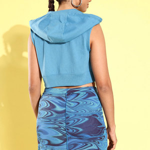 Débardeur à capuche sans manches pour femme, 100 % coton, séchage rapide, écologique, décontracté, idéal pour la gym et l'entraînement – Meilleure vente - Product Image 4