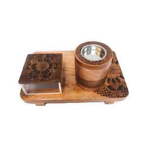 Compre un Quemador de Incienso de Madera Hecho a Mano, Venta de Fábrica, Quemador de Incienso Bakhoor, Quemador de Incienso de Moda a Precio Económico, Decoración para el Hogar y el Jardín - Product Image 3