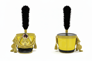 100% High Quality Black Gold Custom Design Peak <b>Cap</b> Ceremonial Parade <b>Hat</b> Uniform Dress <b>Cap</b> Custom Style Tassel Decoration - Product Image 3