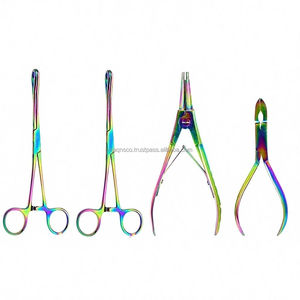 ZETOMED PRO - Pinzas de Acero Inoxidable de Alta Calidad para Perforaciones Corporales (Ombligo, Oreja, Lengua, Septum, Labio) con Logotipo Personalizado - Product Image 3