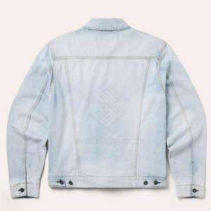 Nouvelle Arrivée Veste en Jean d'Hiver pour Homme à Manches Longues, Col Montant, Personnalisable, Vente en Gros, Écologique et Respirante, Fabrication Usine - Product Image 2