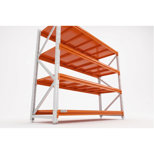 Estante de Almacenamiento de Uso Medio - Estante para Herramientas de Acero Laminado en Frío, Ensamblado, Naranja/Negro, OEM 1000-1500mm, Personalizable, Atornillado - Product Image 3