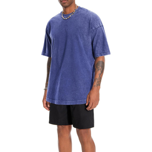 Fournisseur de t-shirts surdimensionnés de haute qualité, logo personnalisé, style streetwear, tee-shirt en coton, fabricant OEM ODM - Product Image 2