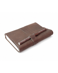 Wholesale Classic Plain Diary with Pencil Leather Bound Notebook Brown Organizer/<b>Planner</b> Customizable Logo - Product Image 1